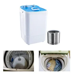 Single Tub 4.6 kg Portable washing machine with dryer basket